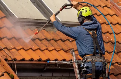 Démoussage et hydrofuge de toiture à Serval